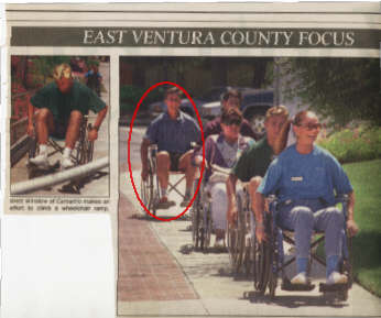 Lance circled in red - Photo by Anne Cusack / Los Angeles Times