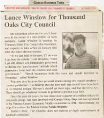 Bio on Lance Winslow
