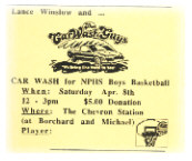 Carwash for the NPHS Boys Basketball Team